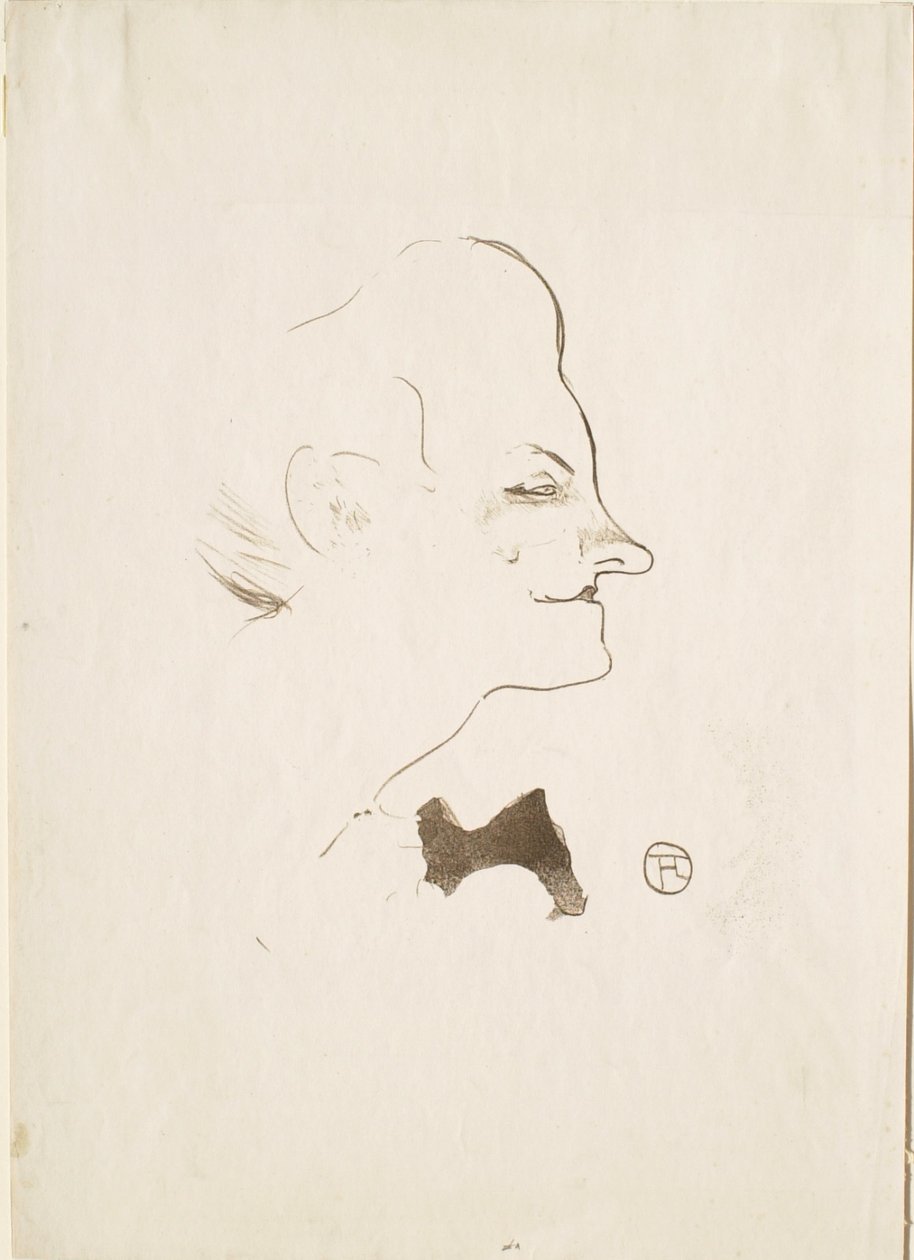 Yvette Guilbert od Henri de Toulouse-Lautrec