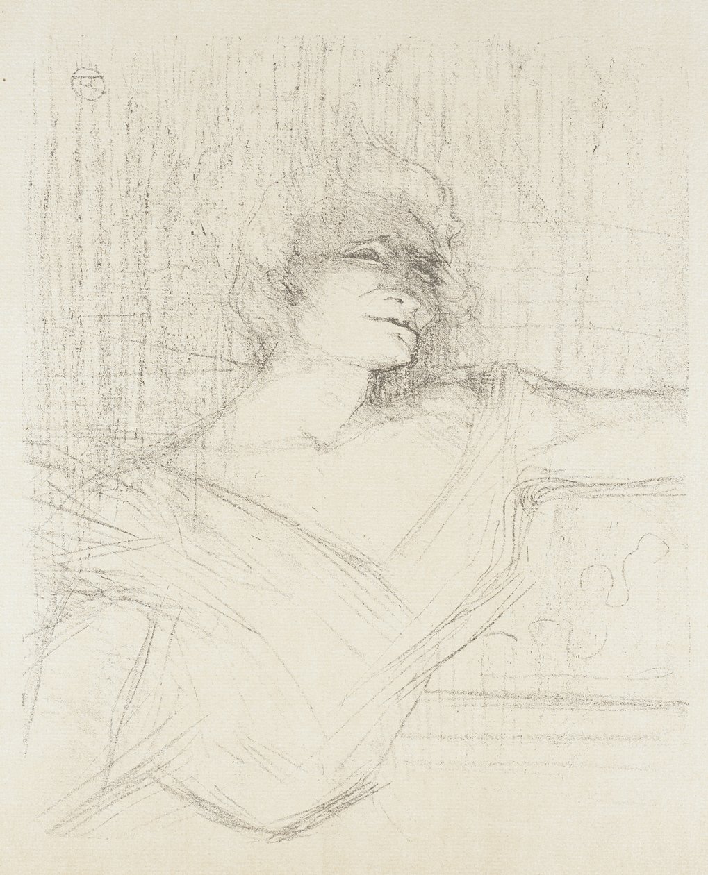Yvette Guilbert, V pasti od Henri de Toulouse-Lautrec