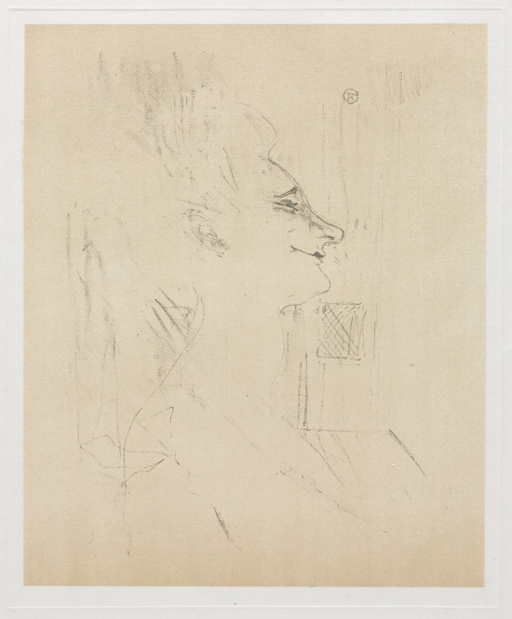 Yvette Guilbert v opilosti od Henri de Toulouse-Lautrec