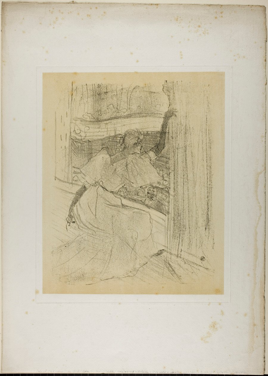 Yvette Guilbert Taking a Bow, od Yvette Guilbert od Henri de Toulouse-Lautrec