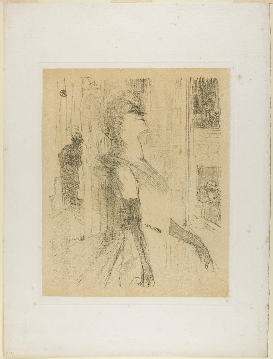 Yvette Guilbert na jevišti, od Yvette Guilbert od Henri de Toulouse-Lautrec