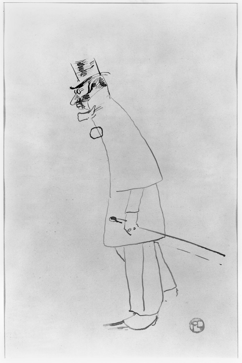 Domácí lékař, Gabriel Tapie de Celeyran (1869-1930) 1894 od Henri de Toulouse Lautrec