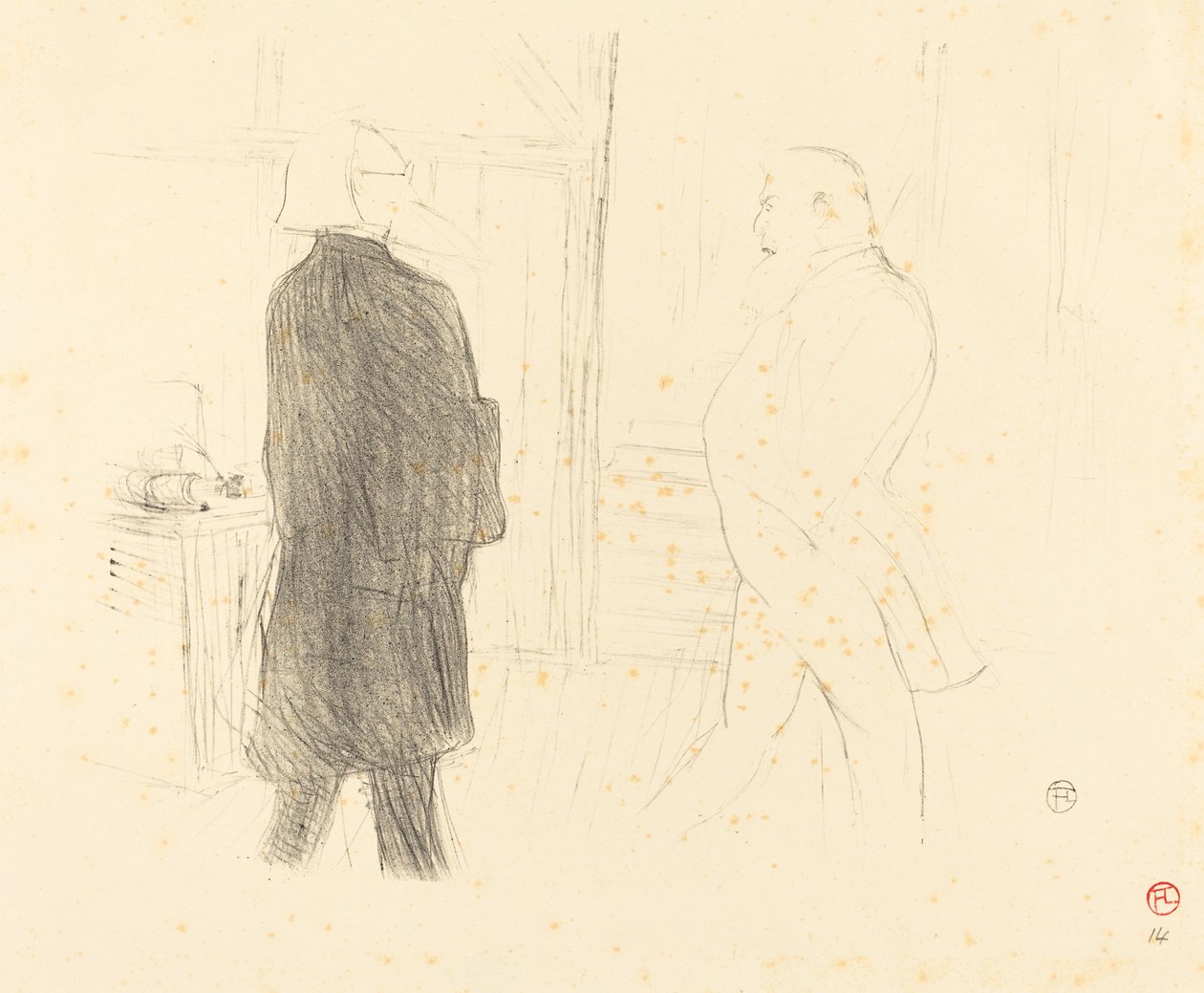 Antoine a Gémier v Une Faillite, 1894. od Henri de Toulouse Lautrec