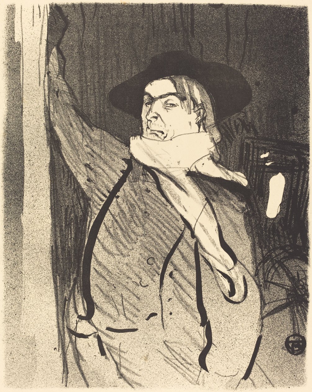 Aristide Bruant, 1893. od Henri de Toulouse Lautrec
