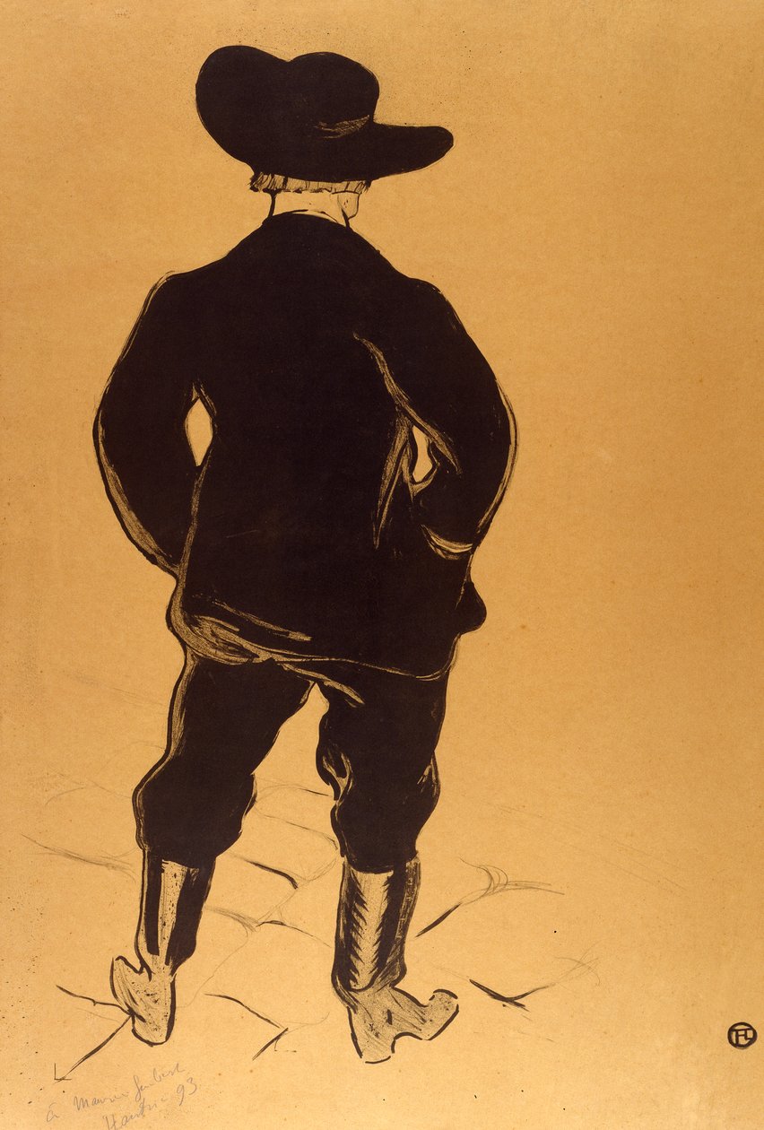 Aristide Bruant v Mirliton od Henri de Toulouse Lautrec