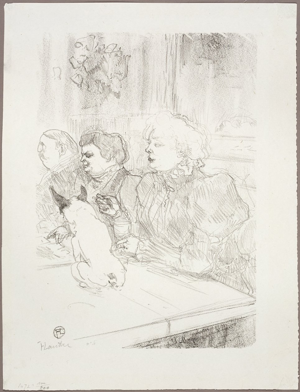 V La Souris, Madame Palmyre od Henri de Toulouse Lautrec