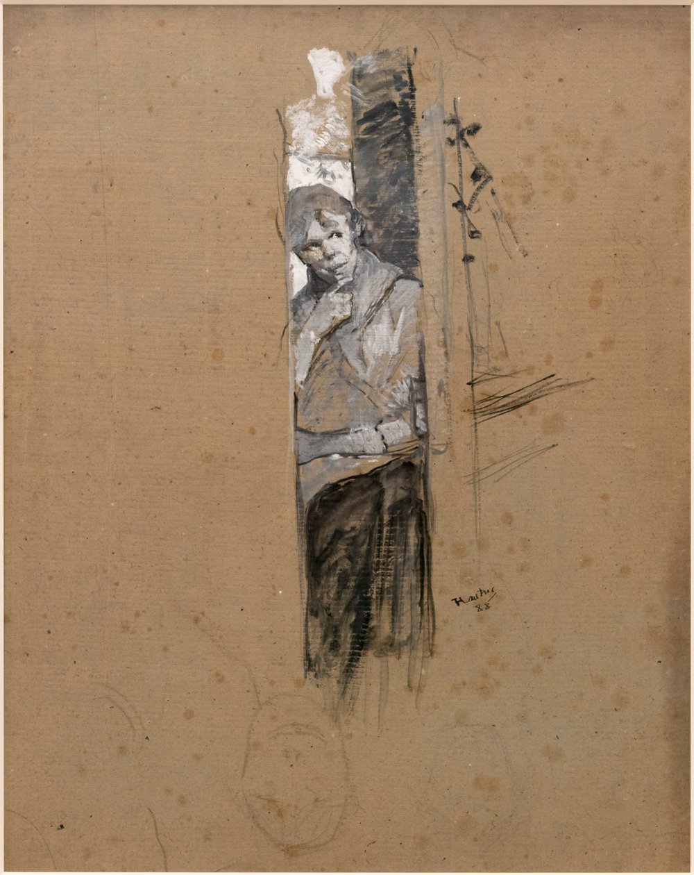 V zákulisí nebo v Tanečnici od Henri de Toulouse Lautrec