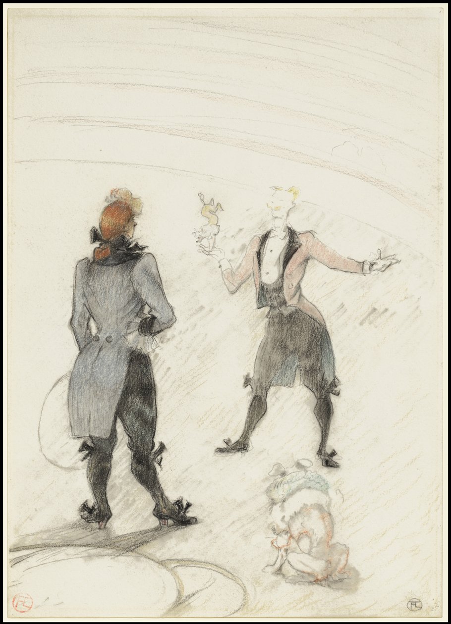 V cirkuse: Cvičitel psů, 1899 od Henri de Toulouse Lautrec