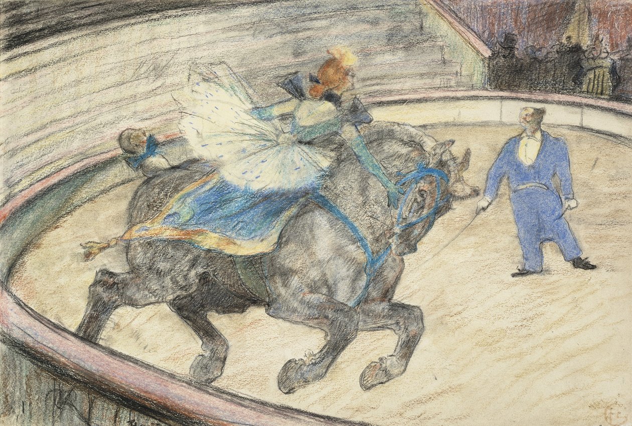 V cirkuse: Práce v ringu, 1899 od Henri de Toulouse Lautrec
