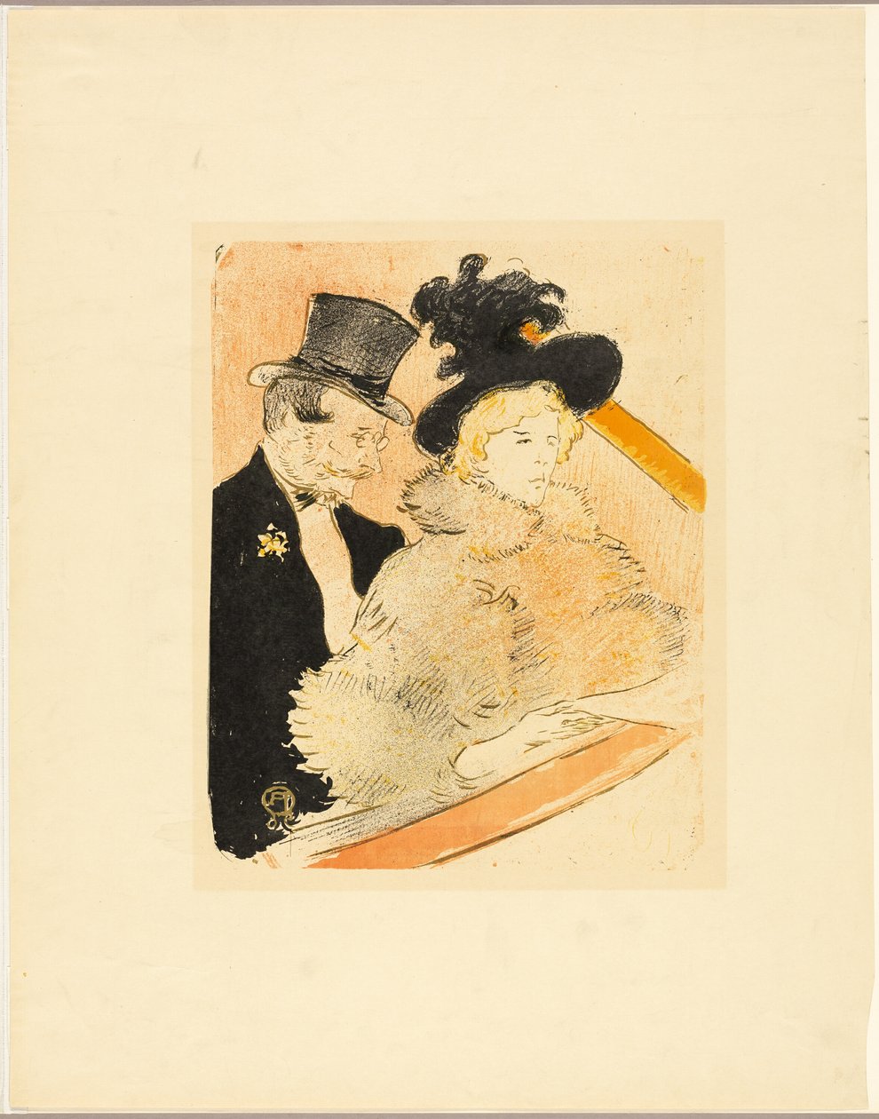 Na Koncertě od Henri de Toulouse Lautrec