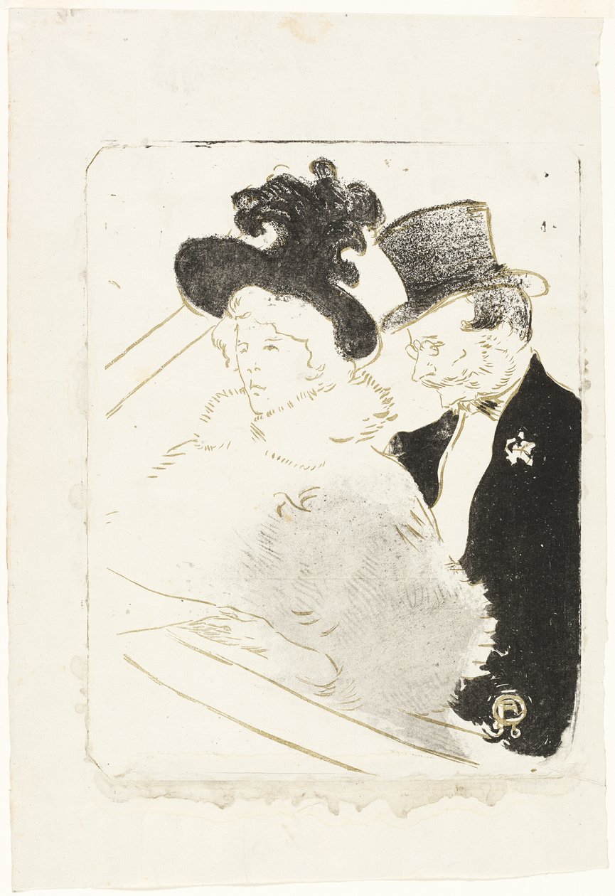 Na Koncertě od Henri de Toulouse Lautrec