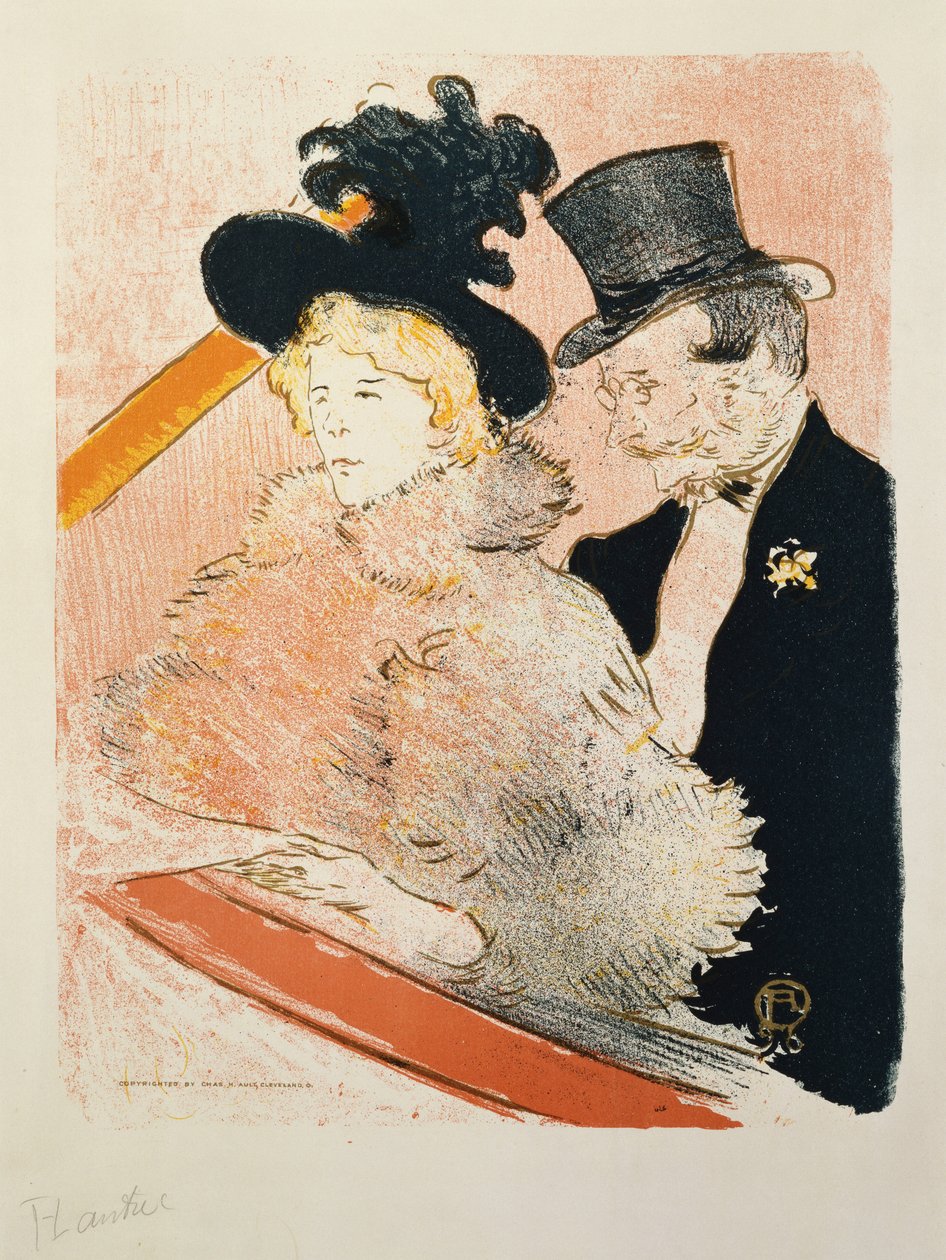 Na koncertě, 1896 od Henri de Toulouse Lautrec