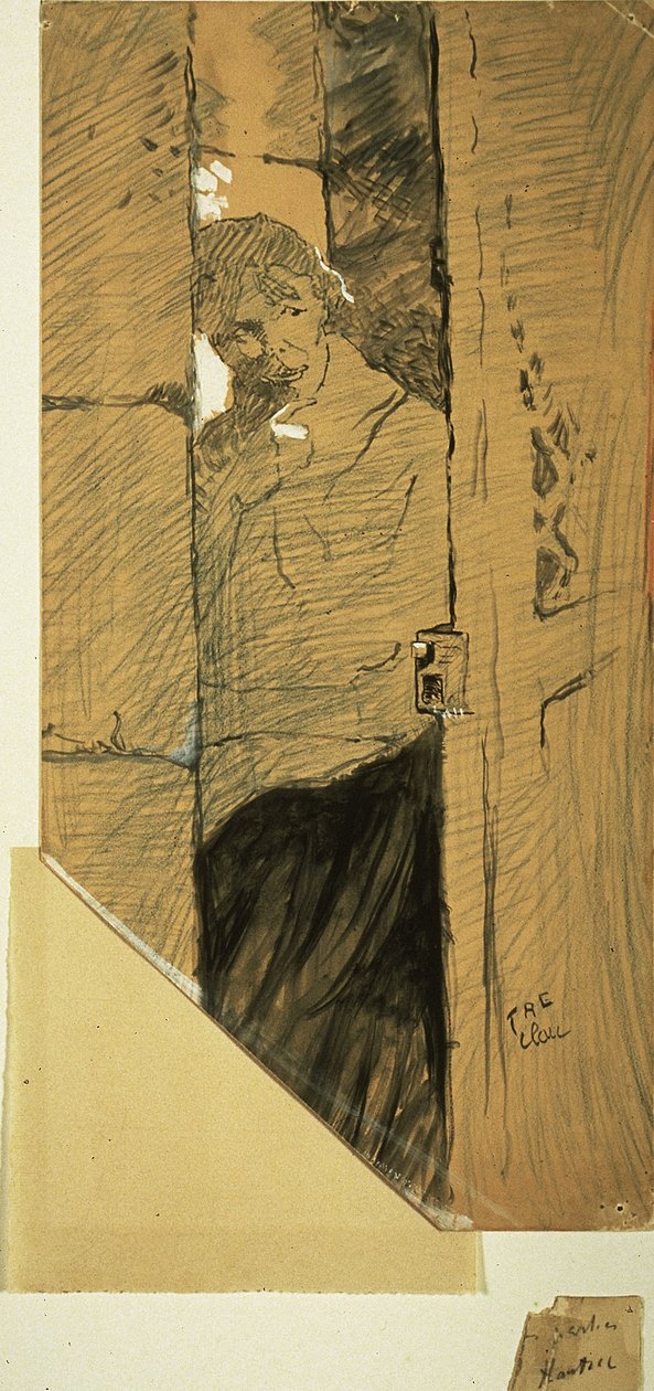U dveří od Henri de Toulouse Lautrec