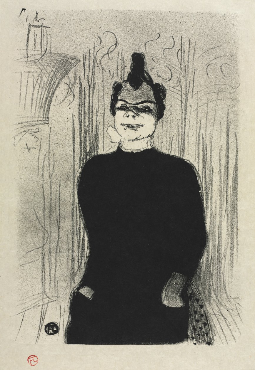 V Gaieté Rochechouart: Nicolle, 1893. od Henri de Toulouse Lautrec