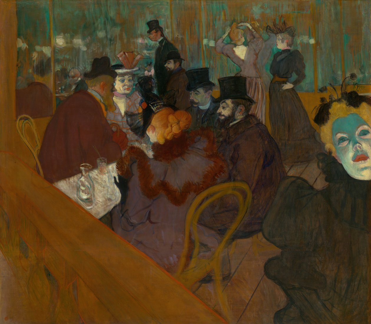 V Moulin Rouge, 189295. od Henri de Toulouse Lautrec