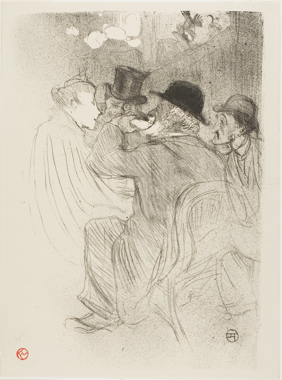 V Moulin Rouge: Hrubý! Skutečně hrubý! od Henri de Toulouse Lautrec