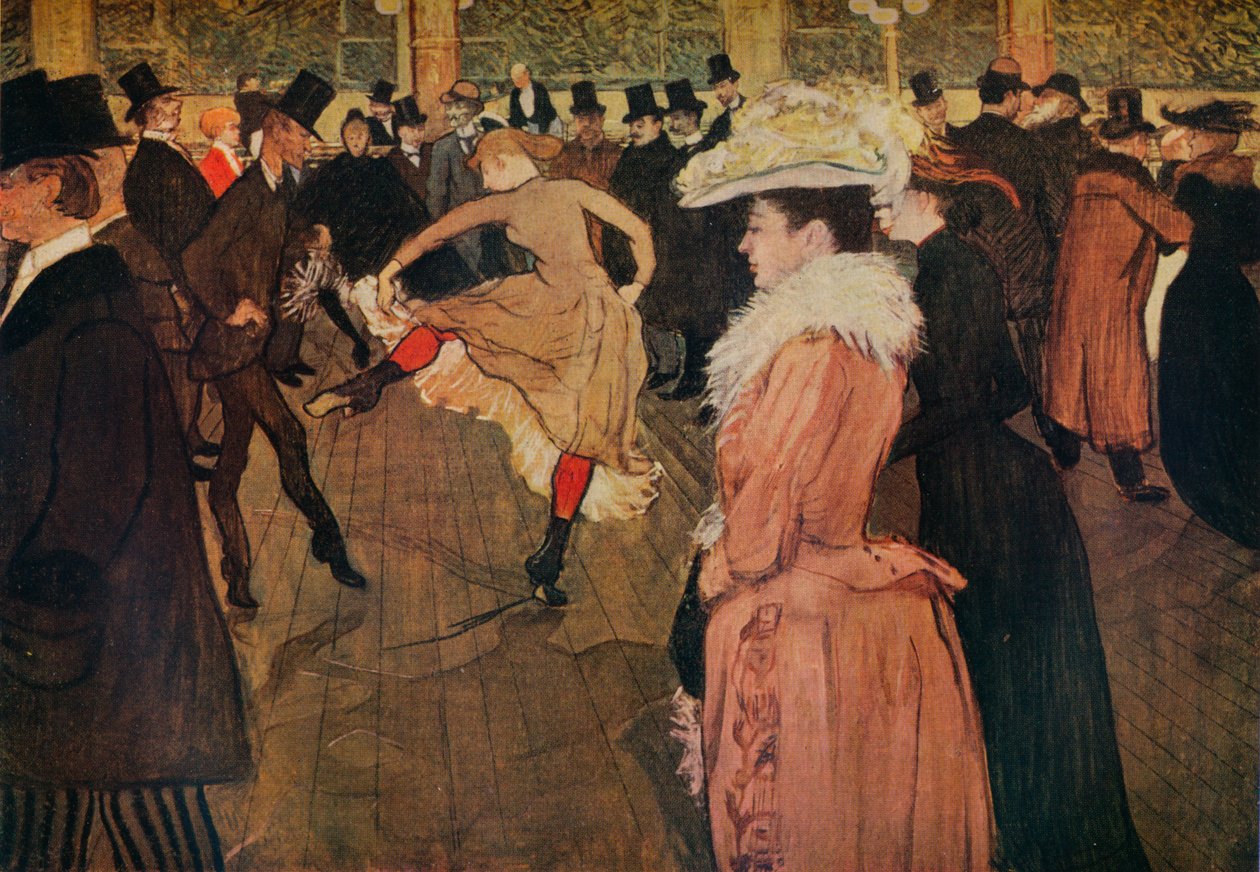 V Moulin Rouge, tanec, 1890 1934 od Henri de Toulouse Lautrec