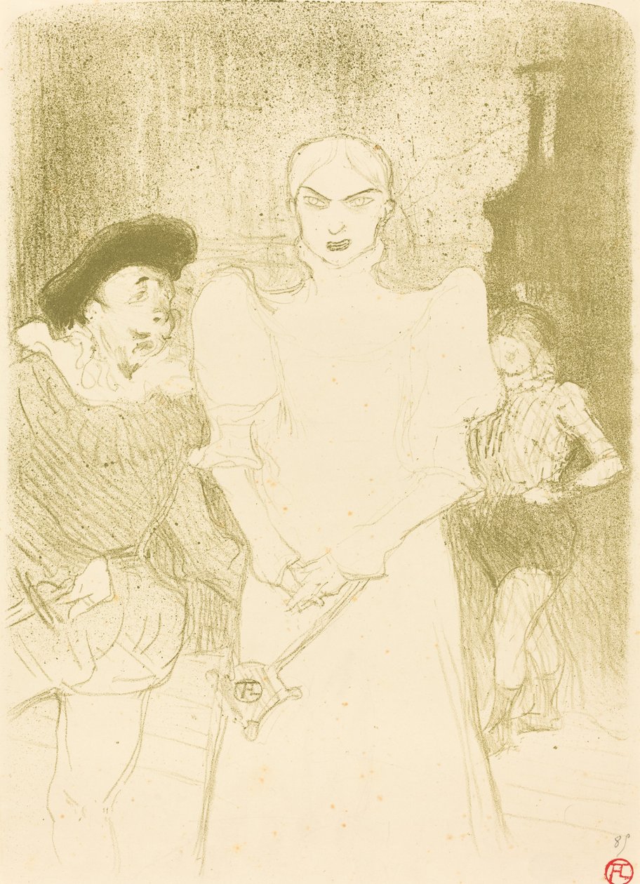 V opeře: Paní Caron ve Faustovi V opeře: Paní Caron ve Faustovi, 1894. od Henri de Toulouse Lautrec