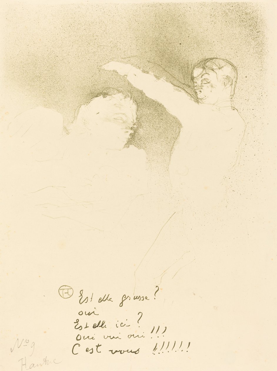 U odrůd: Mlle. Lender et Brasseur od Henri de Toulouse Lautrec