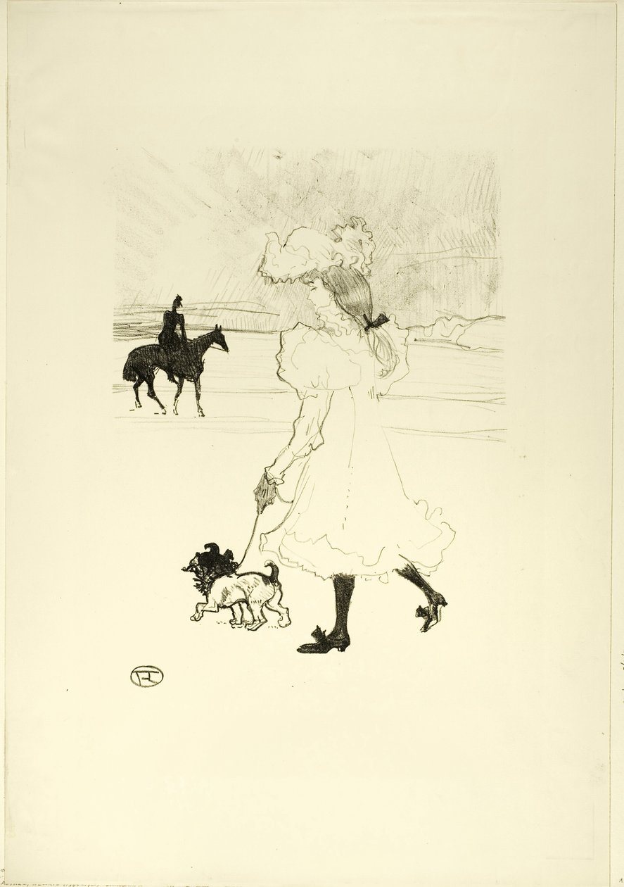 V lesích od Henri de Toulouse Lautrec