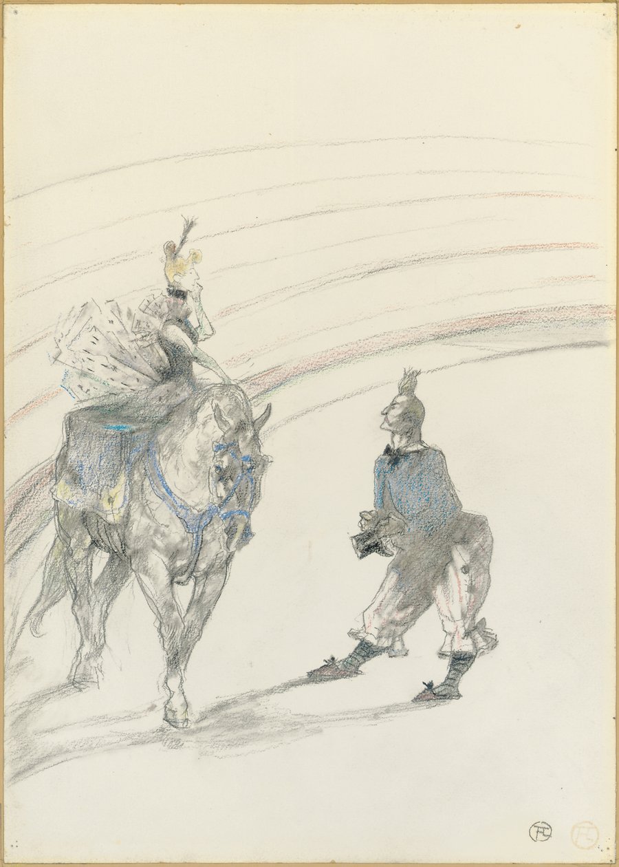 V cirkuse: Panel Rider, 1899 od Henri de Toulouse Lautrec