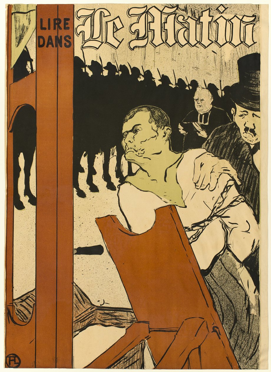 U paty lešení od Henri de Toulouse Lautrec