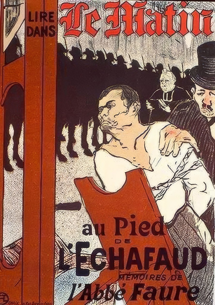 U paty lešení od Henri de Toulouse Lautrec