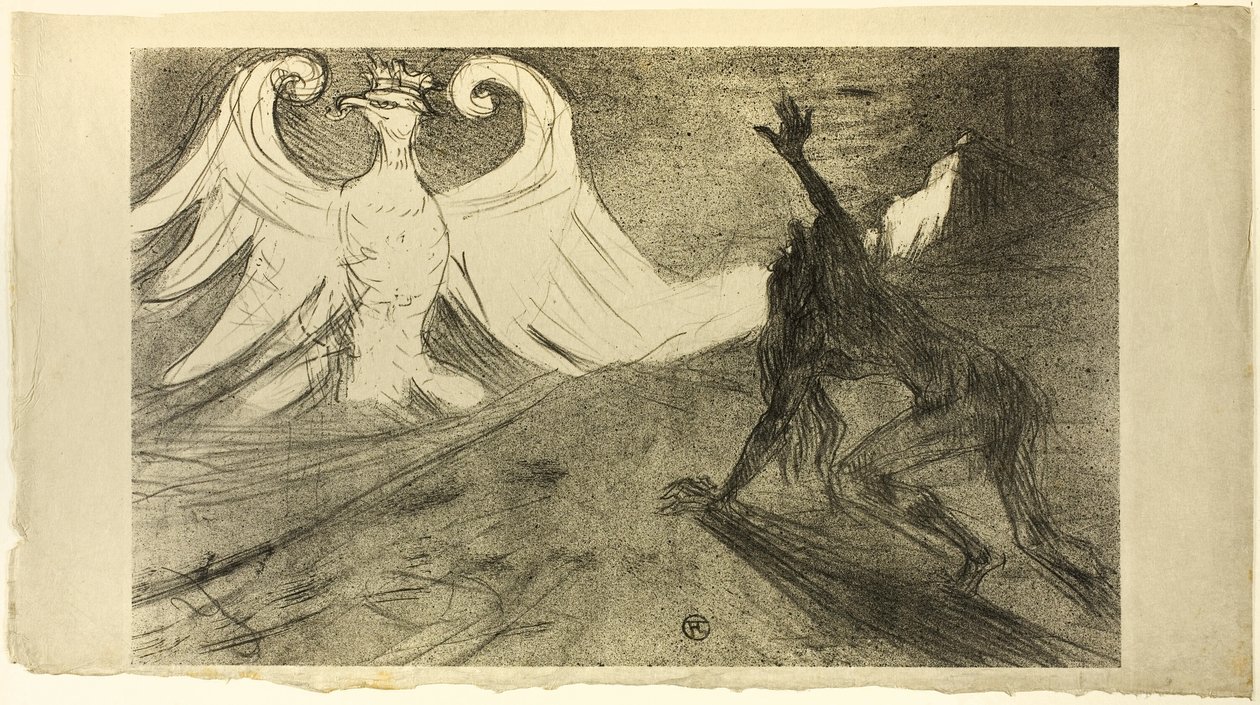 Na úpatí Sinaje, zamítnutá obálka od Henri de Toulouse Lautrec