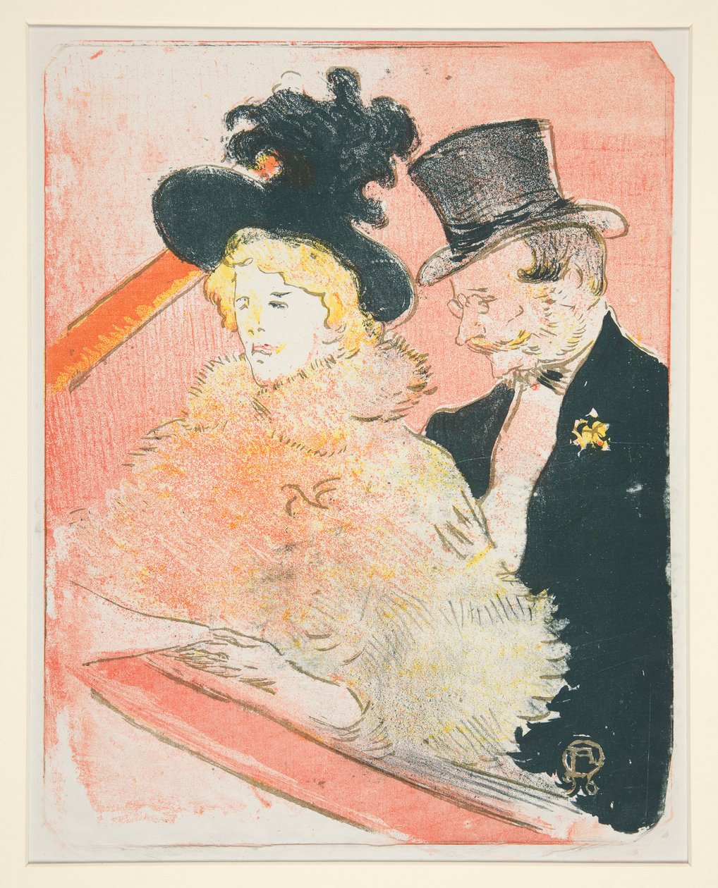 Au concert (Na koncertě) od Henri de Toulouse Lautrec