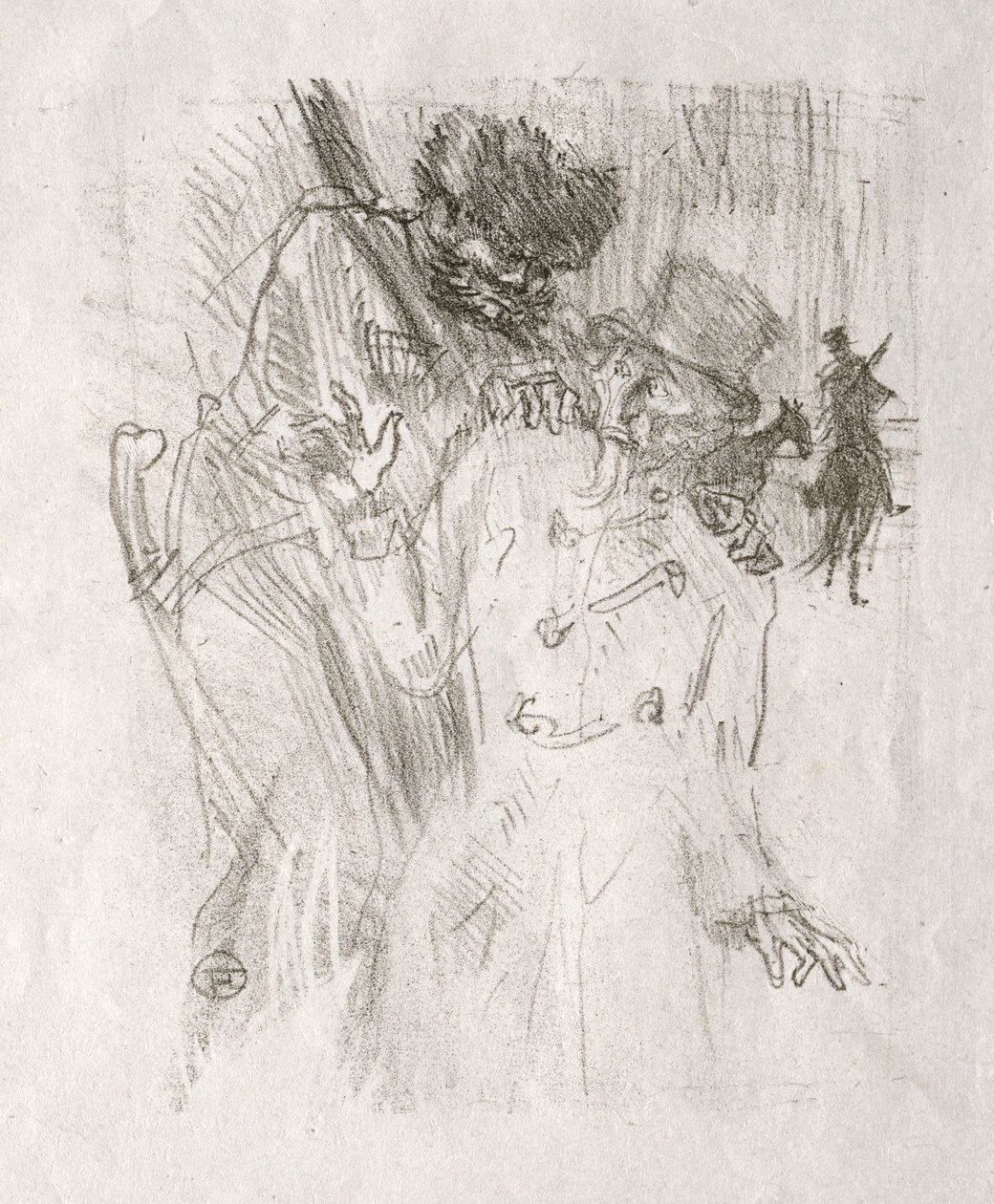 Na úpatí Sinaje: Zatčení Schlomé Fusse, 1898. od Henri de Toulouse Lautrec