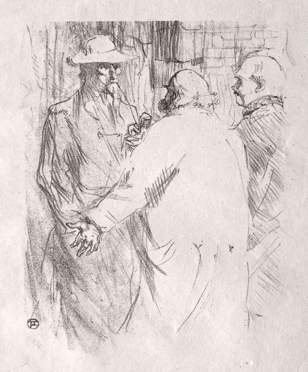 Au pied du Sinaï: Clemenceau à Busk, 1898. od Henri de Toulouse Lautrec