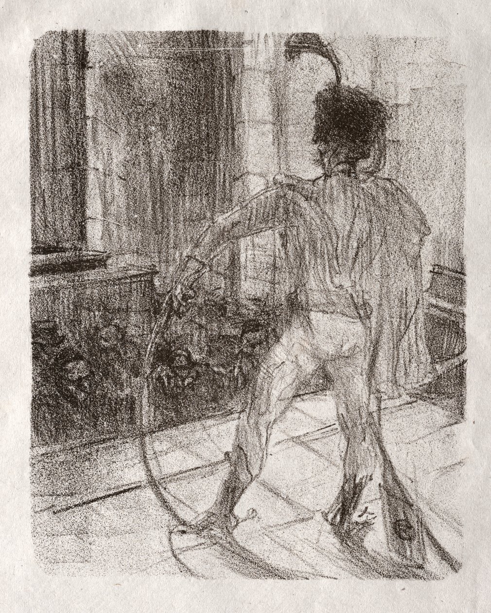 Na úpatí Sinaje: Schlomé Fuss v synagoze od Henri de Toulouse Lautrec