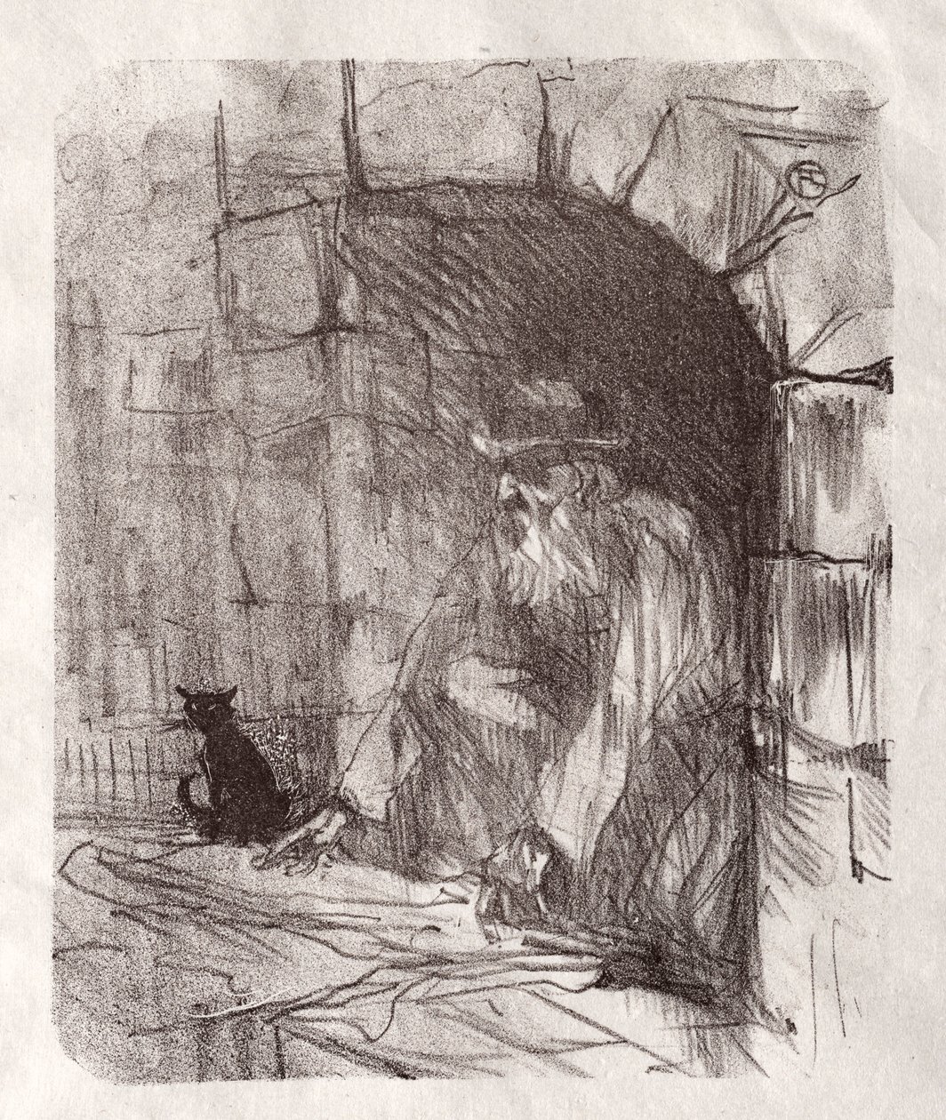 Na úpatí Sinaje: Back Shop v Krakově, 1898. od Henri de Toulouse Lautrec