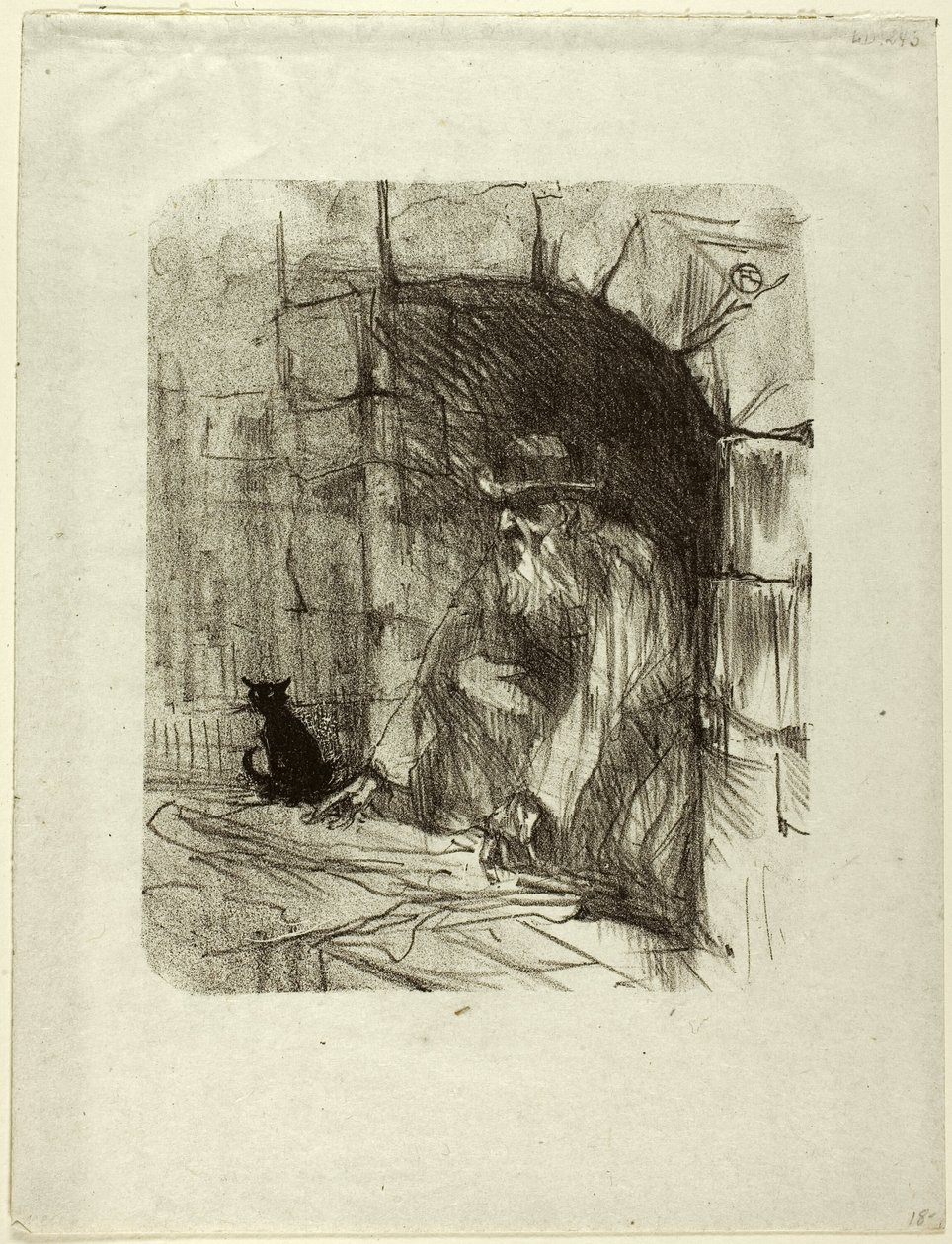 Zadní místnost obchodu v Krakově, z Au Pied du Sinaï od Henri de Toulouse Lautrec