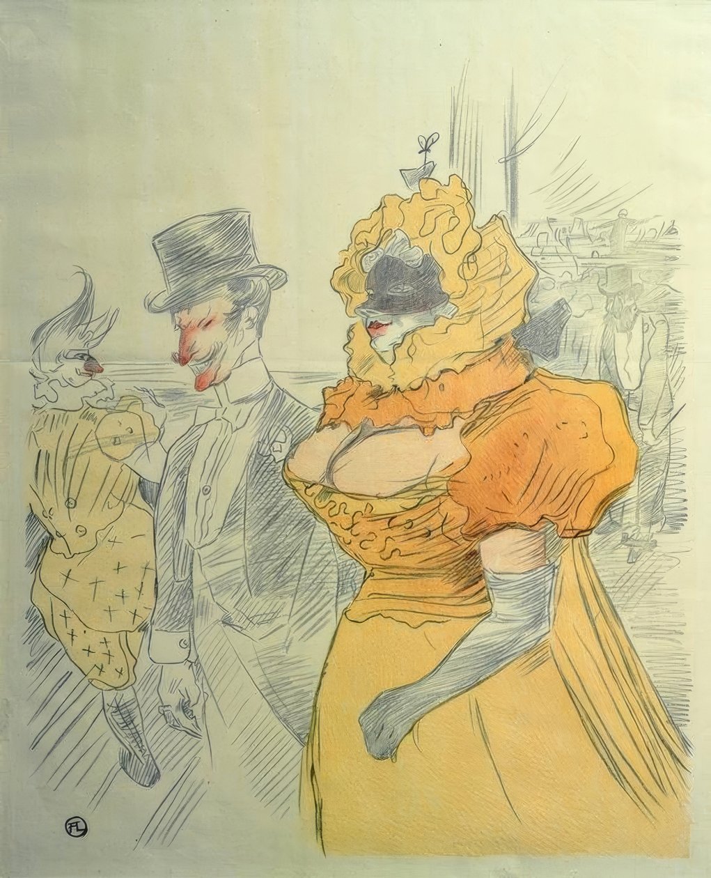 Studentský ples od Henri de Toulouse Lautrec