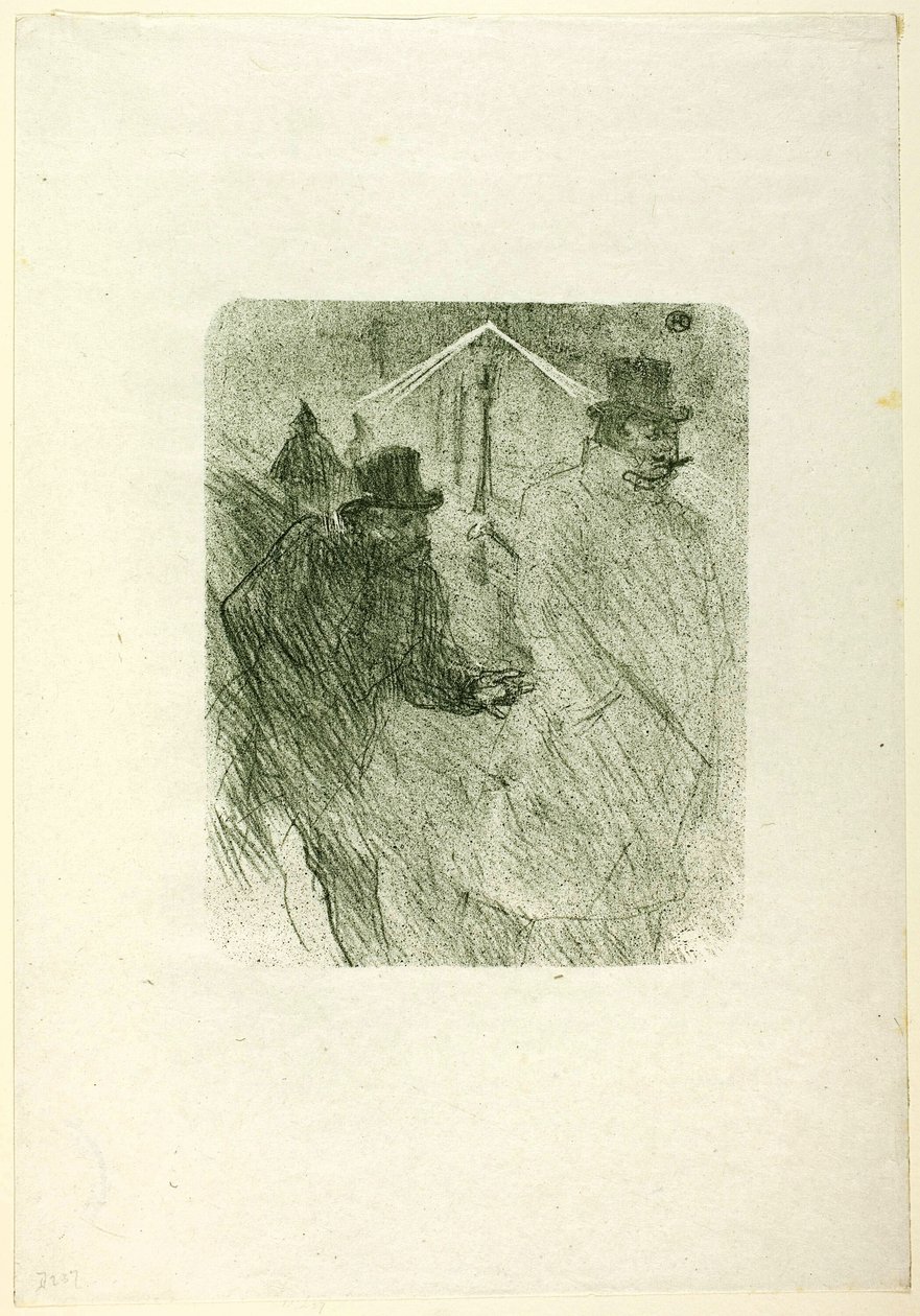 Baron Moïse Begging, z Au Pied du Sinaï od Henri de Toulouse Lautrec
