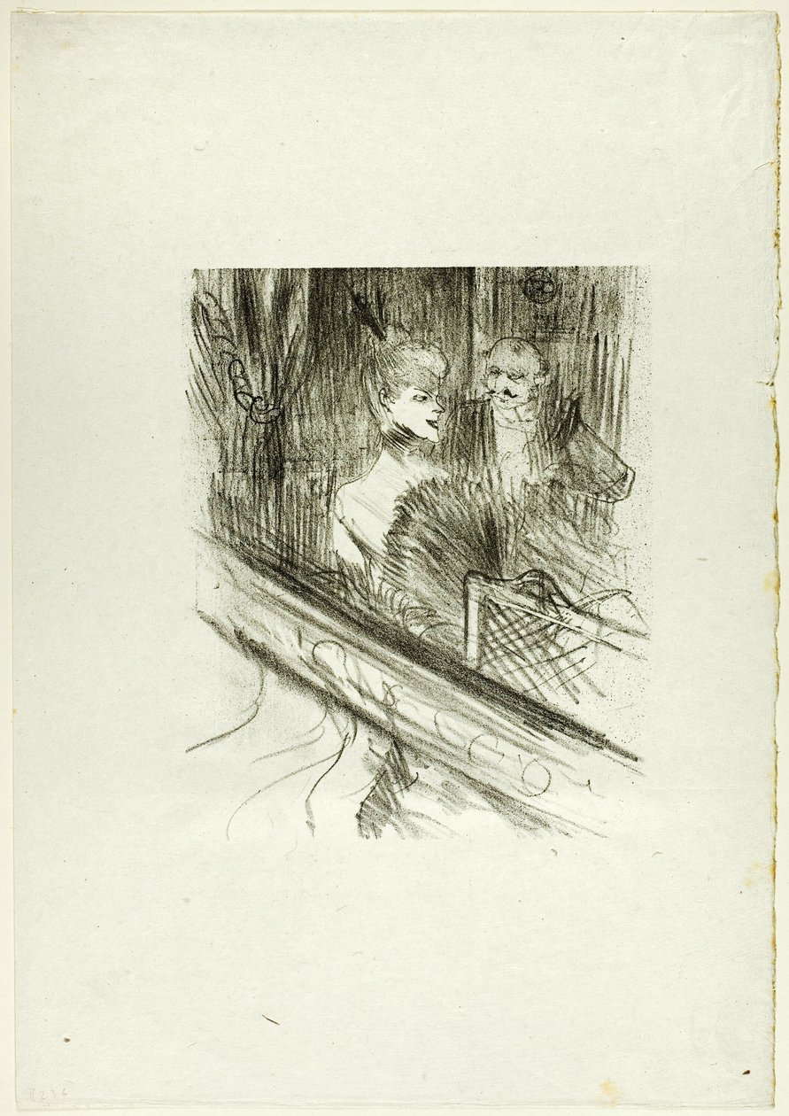 Baron Moïse, Box, z Au Pied du Sinaï od Henri de Toulouse Lautrec