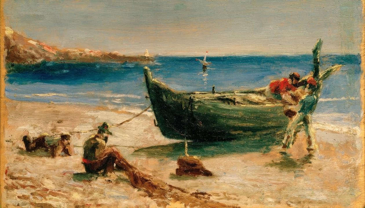 Rybářská loď od Henri de Toulouse Lautrec