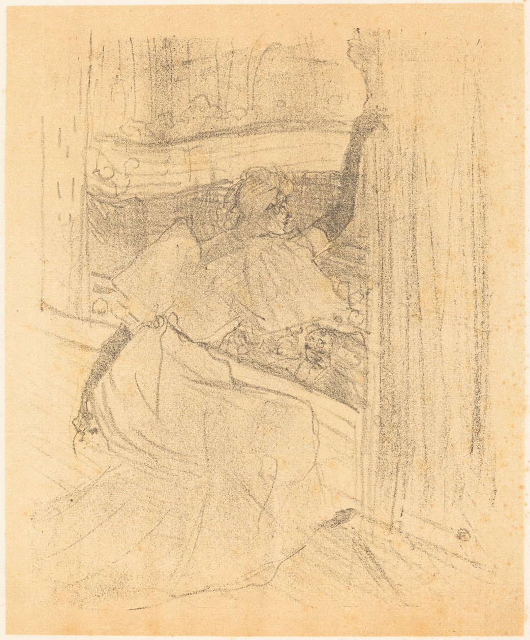 Poklona publiku (Saluant le public) od Henri de Toulouse Lautrec