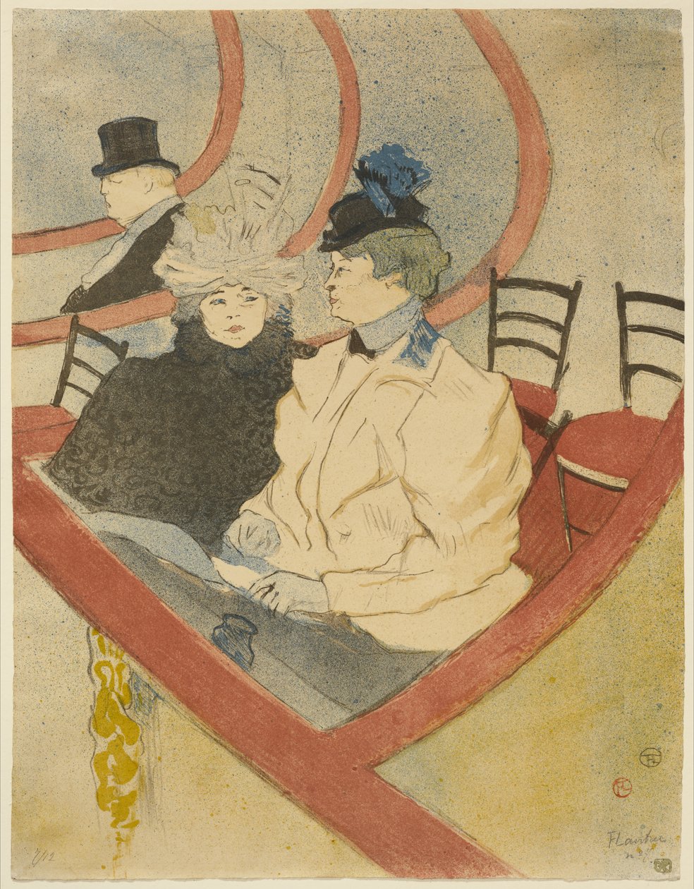 Box in the Grand Tier, 1897 od Henri de Toulouse Lautrec