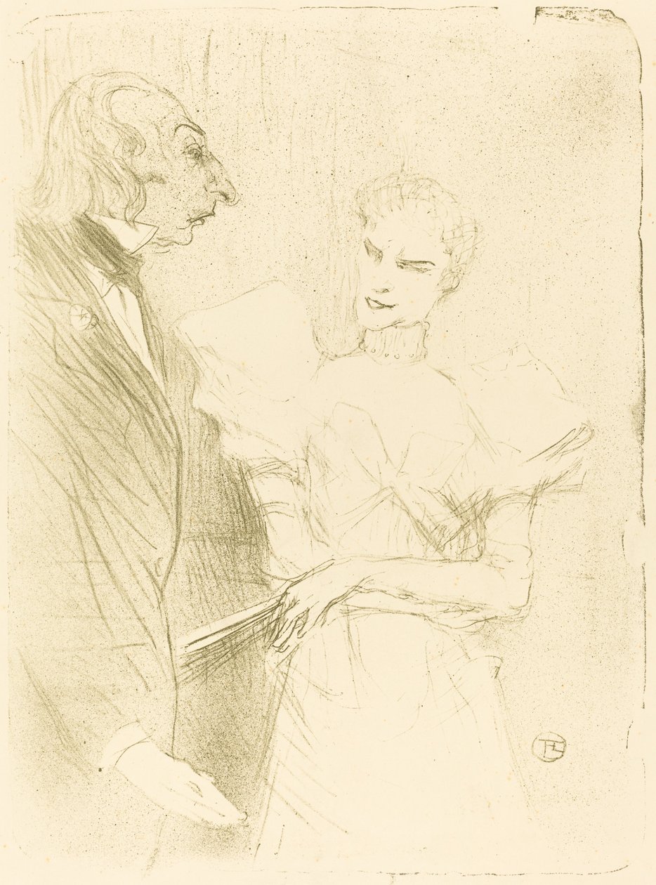 Brandes a Leloir v Cabotins Brandès a Leloir v Cabotins, 1894. od Henri de Toulouse Lautrec