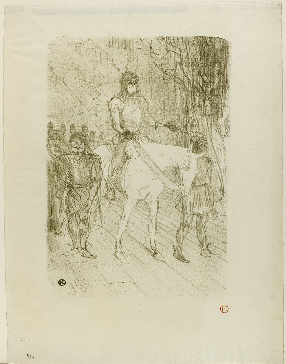 Brasseurův vchod v Chilpéricu od Henri de Toulouse Lautrec