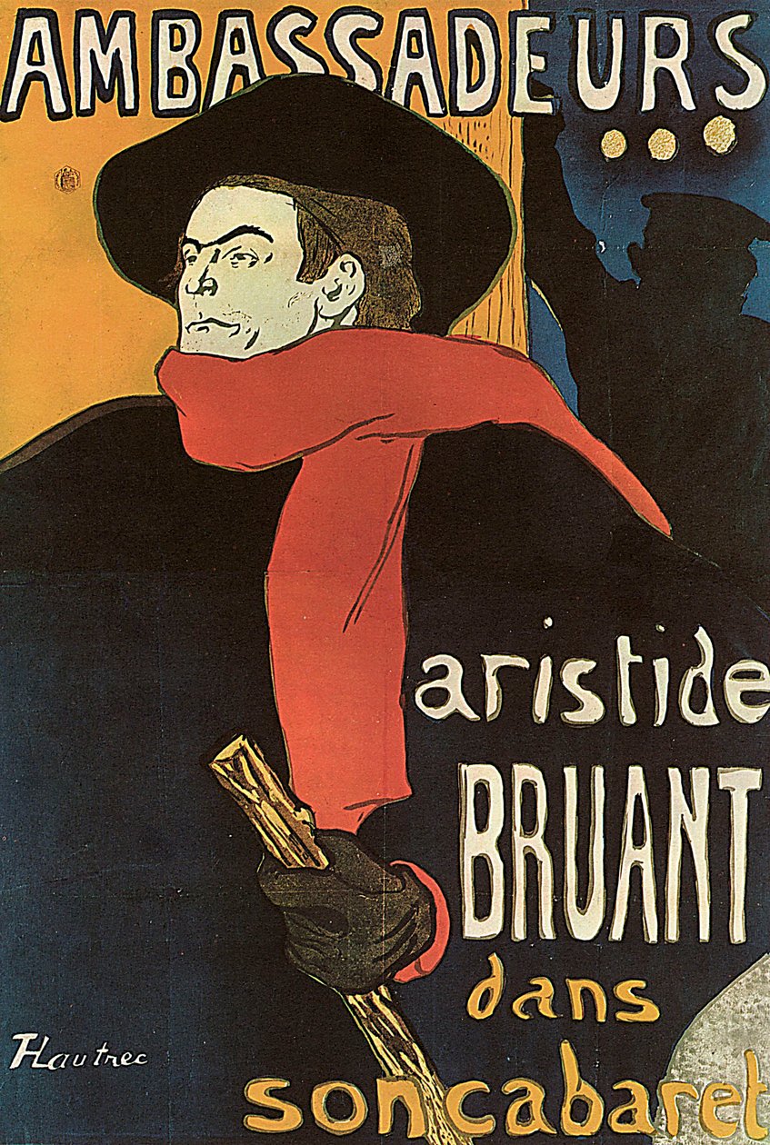 Bunting in Ambassadors, 1892. od Henri de Toulouse Lautrec