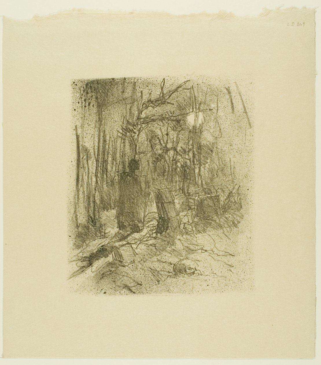 Busk hřbitov, z Au Pied du Sinaï od Henri de Toulouse Lautrec