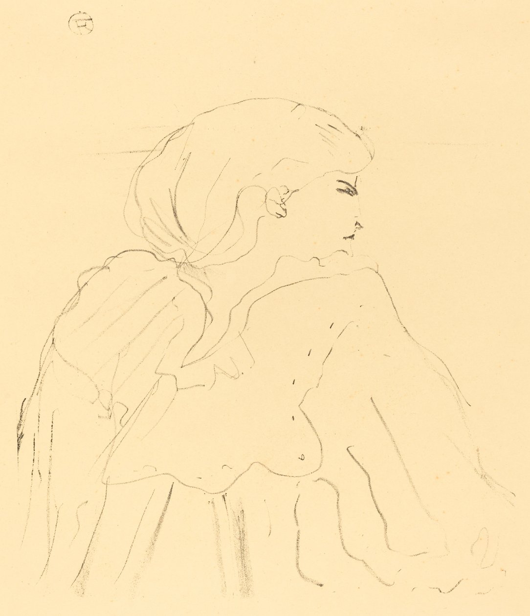 Cassive, 1896. od Henri de Toulouse-Lautrec