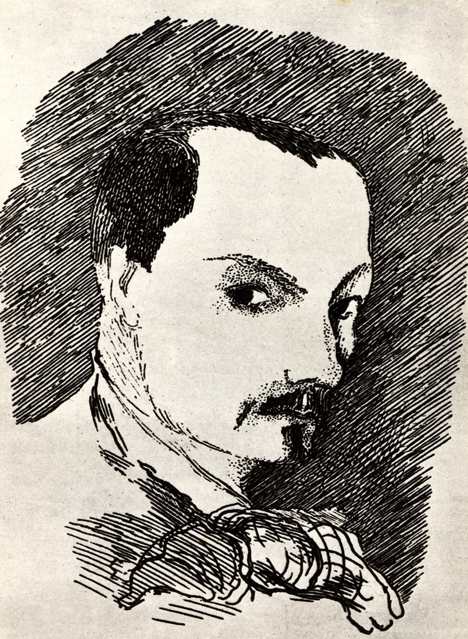 Charles Baudelaire 1821-1867 od Henri de Toulouse Lautrec