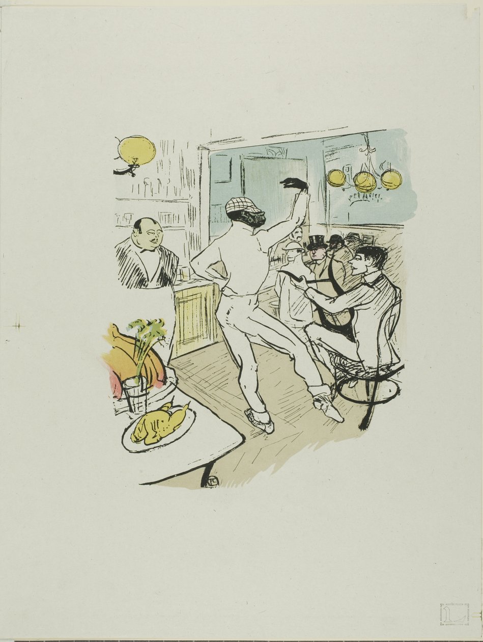 Čokoládový tanec od Henri de Toulouse Lautrec