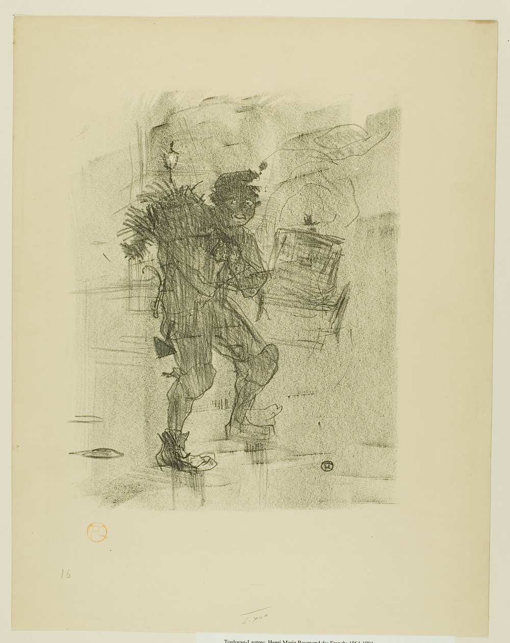 Vánoční balada, z Melodies od Désiré Dihau od Henri de Toulouse Lautrec