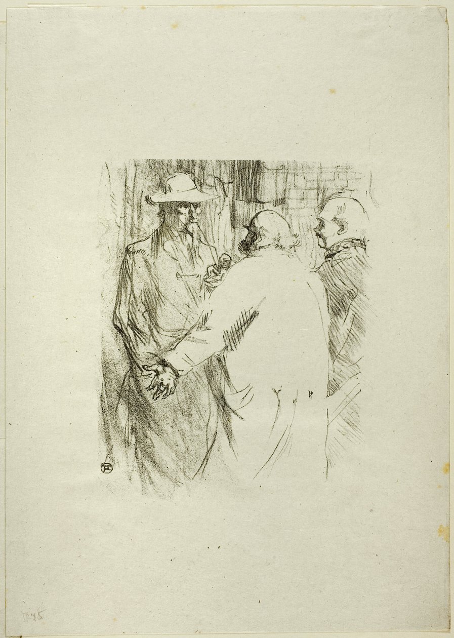 Clemenceau v Busk, z Au Pied du Sinaï od Henri de Toulouse Lautrec