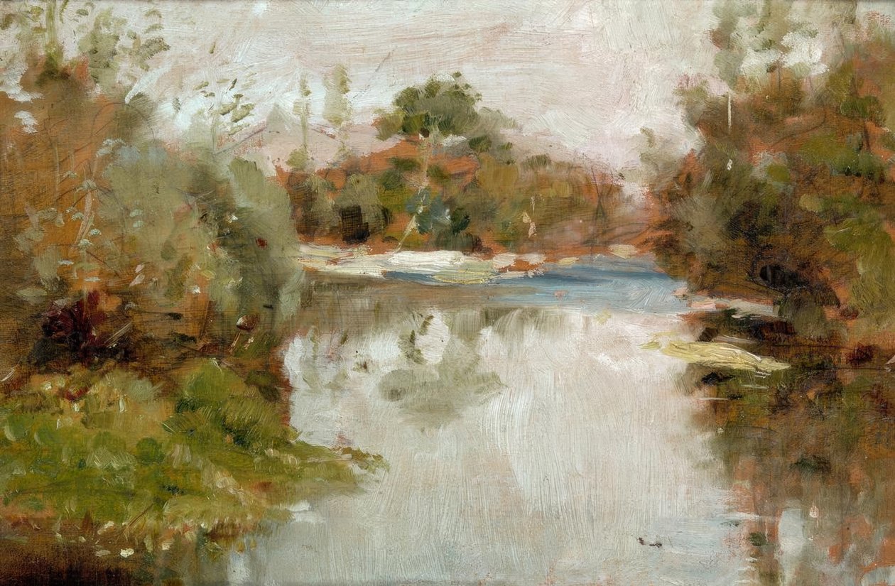 Céleyran. Podél řeky od Henri de Toulouse Lautrec